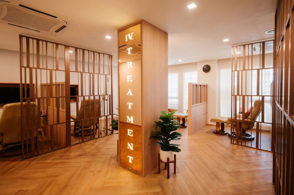 IV therapy room vivavel clinic